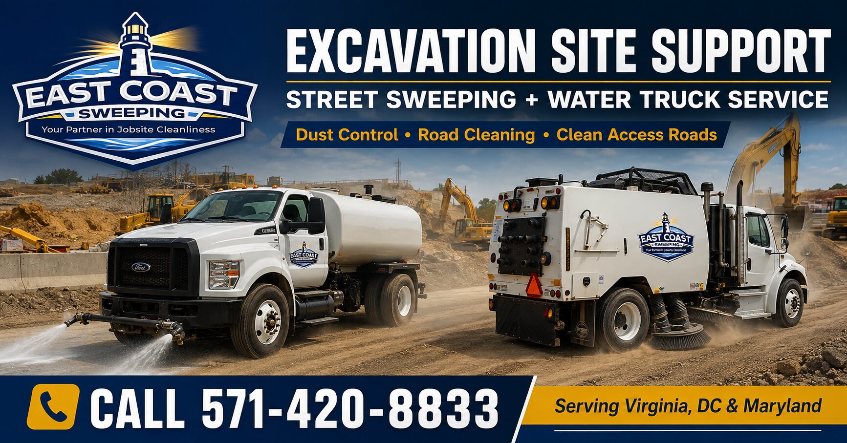 Clean Access Roads by East Coast Sweeping
